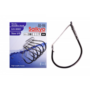 Крючки Saikyo KH-10107 BN №1/0 (5шт) Крючки Saikyo KH-10107 BN №1/0 (5шт)