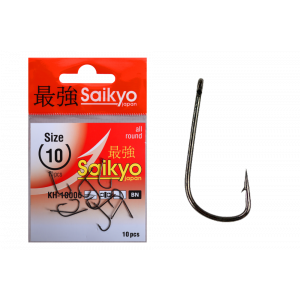 Крючки Saikyo KH-10006 Sode Ring BN №10 (10шт) Крючки Saikyo KH-10006 Sode Ring BN №10 (10шт)