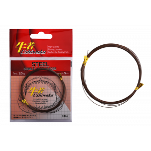 Поводочный материал Ushiwaka Steel Single Wire, 32кг 5м
