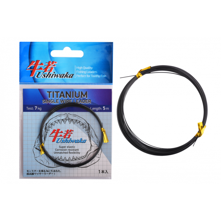 Поводковый материал Ushiwaka Titanium Single Wire Leader