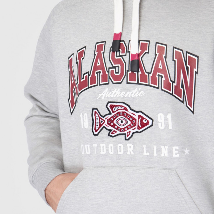 Толстовка Alaskan Promo Hoodie серый L