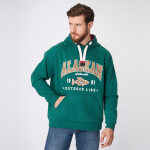Толстовка Alaskan Promo Hoodie зеленый L