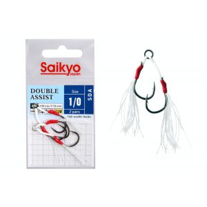 Крючки Saikyo DOUBLE ASSIST SDA №1/0 (2 пары) Крючки Saikyo DOUBLE ASSIST SDA №1/0 (2 пары)